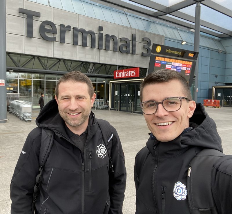 Zoltán and Bence - Microsolder Arrive in the UK for GEN3 Training